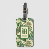 Groene Hawaïaanse mannelijke Bagagelabel (Voorkant (verticaal))