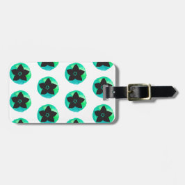 Groene Hawaïaanse Vloer Bagagelabel