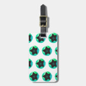 Groene Hawaïaanse Vloer Bagagelabel (Voorkant verticaal)