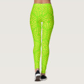 Groene hebzucht leggings (Achterkant)
