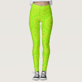 Groene hebzucht leggings (Voorkant)
