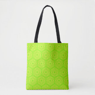 Groene hebzucht tote bag