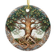 Groene heidense levensboom