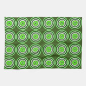 Groene heilige vlekken, theedoek (Horizontaal)