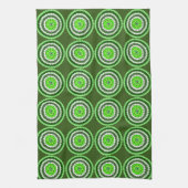 Groene heilige vlekken, theedoek (Verticaal)
