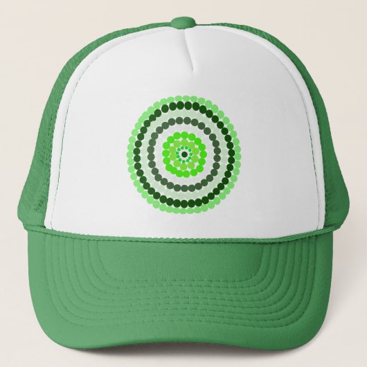 Groene heilige vlekken, trucker pet (Voorkant)
