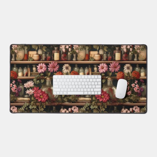Groene heks apotheker Mousepad Bureaumat (Keyboard & Muis)