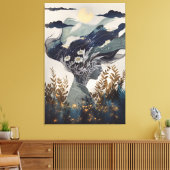 Groene heks canvas afdruk (Insitu (Woonkamer))