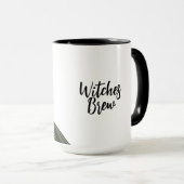 Groene heks met zwarte Mok katje (Voorkant rechts)