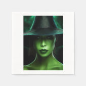 Groene heks servet (Voorkant)