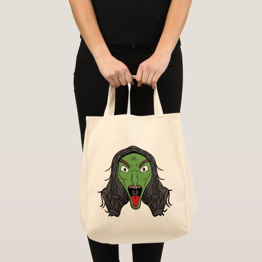 Groene Heks Snauw Tote Bag (Voorkant (product))