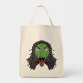 Groene Heks Snauw Tote Bag (Voorkant)
