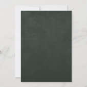 Groene Heksen Bloemige Bewaar de Datum Kaart (Achterkant)