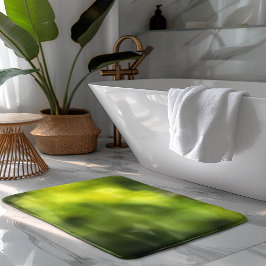 Groene, heldere achtergrond badmat
