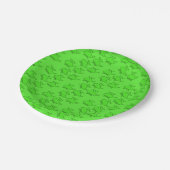 Groene Helikopter Verjaardag Papieren Bordje (Gekanteld)