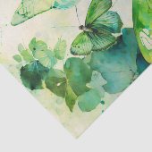 GROENE HEMEL vlinders ontkoppelingspapier Tissuepapier (Detail)