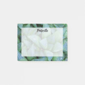 Groene hemlonia Succulent Plant Custom Stickies Post-it® Notes (Voorkant)
