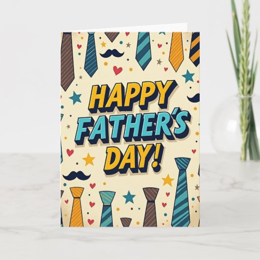 Groene Herenkleding Vaderdagkaart Kaart (Voorkant)