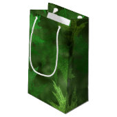 GROENE HERFSTBLADEREN KLEIN CADEAUZAKJE (Achterkant Gekanteld)