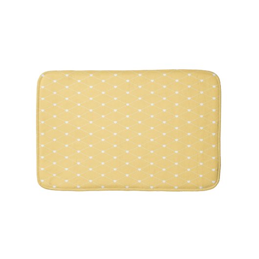 Groene Heringbone Patroon Badmat (Voorkant)