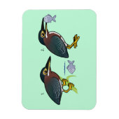 Groene Heron jachttechniek Magneet (Verticaal)