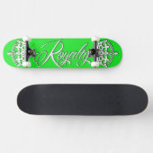 Groene het Dek van het Skateboard van de royalty (Horizontaal)