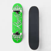 Groene het Dek van het Skateboard van de royalty (Voorkant)