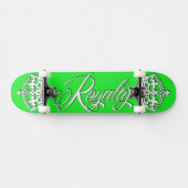 Groene het Dek van het Skateboard van de royalty (Horizontaal)