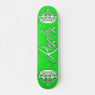 Groene het Dek van het Skateboard van de royalty