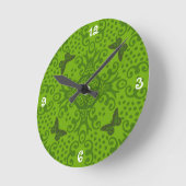 Groene het Medaillon van de vlinder Ronde Klok (Hoek)