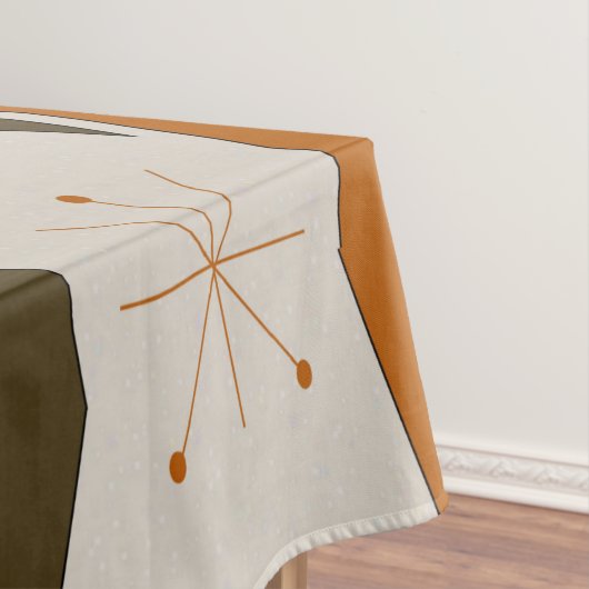 Groene het Patroon van de Diamant van het midden Tafelkleed (Voorbeeld)