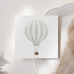 Groene Hete Luchtballon Papier Servet<br><div class="desc">Voeg een afsluitende aanraking toe aan uw baby shower decor met deze heteluchtballon.</div>
