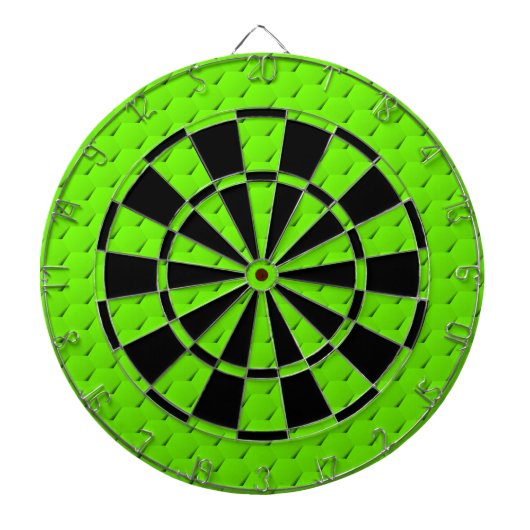 Groene hexagon dartbord (Voorkant)