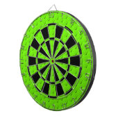 Groene hexagon dartbord (Voorkant Rechts)