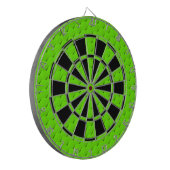 Groene hexagon dartbord (Voorkant Links)