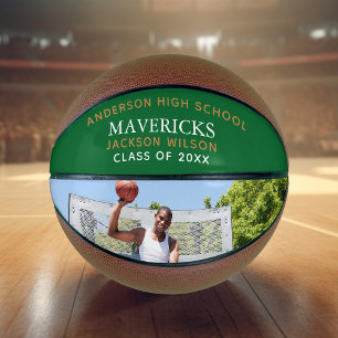 Groene high school Senior Player foto Gepersonalis Basketbal