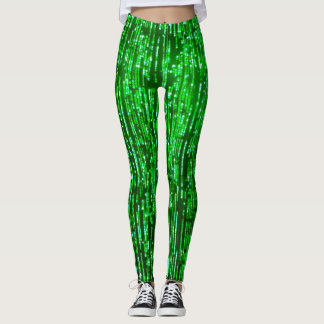 Groene High-Waist Leggings voor Vrouwen – Comforta