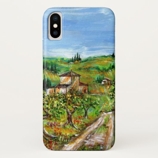 GROENE HILLEN EN OLIJFBOMEN IN TAALLANDSCHAP Case-Mate iPhone CASE (Achterkant)