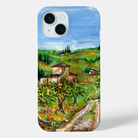 GROENE HILLEN EN OLIJFBOMEN IN TAALLANDSCHAP Case-Mate iPhone CASE (Achterkant)