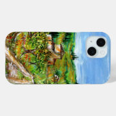 GROENE HILLEN EN OLIJFBOMEN IN TAALLANDSCHAP Case-Mate iPhone CASE (Achterkant (horizontaal))