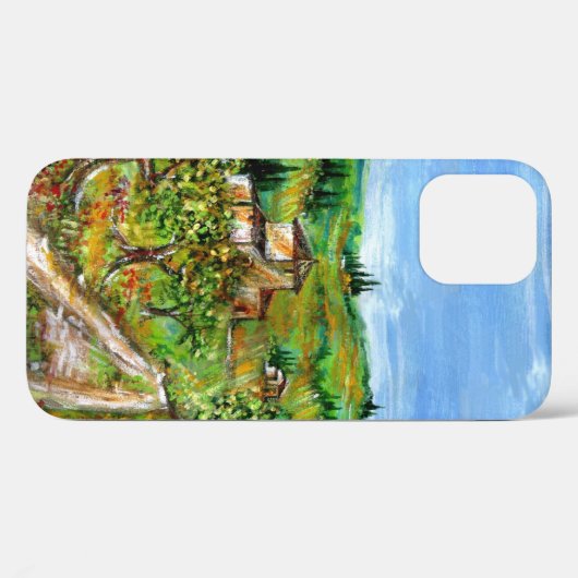 GROENE HILLEN EN OLIJFBOMEN IN TAALLANDSCHAP Case-Mate iPhone CASE (Achterkant (horizontaal))