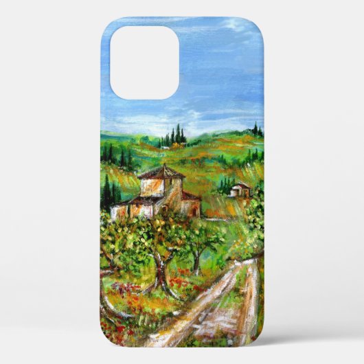 GROENE HILLEN EN OLIJFBOMEN IN TAALLANDSCHAP Case-Mate iPhone CASE (Achterkant)
