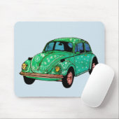 Groene Hippie Auto Mandala Art Mousepad Muismat (Met muis)