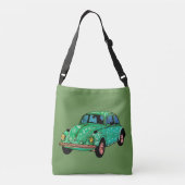 Groene Hippie Auto Mandala Tas (Achterkant)