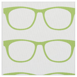 Groene hipster Geek Glasses Fabric Stof
