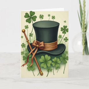 Groene Hoed Iers Charme Kaart