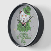 Groene hoed Lucky Shamrock St. Patrick's Day (Hoek)