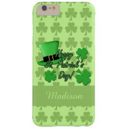 Groene hoed Shamrocks St. Patricks Monogram naam Case-Mate iPhone 14 Pro Max Hoesje