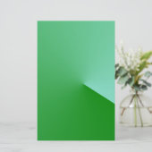 Groene hoek briefpapier (Staand voorkant)