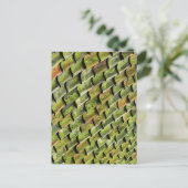groene hoeken briefkaart (Staand voorkant)